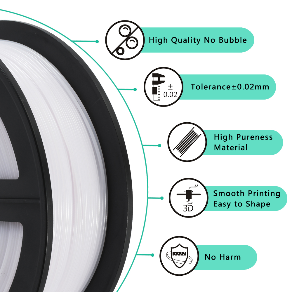 SUNLU Filamento 3D PETG 10KG ( - 3D Printing Nylon recensione e prezzo