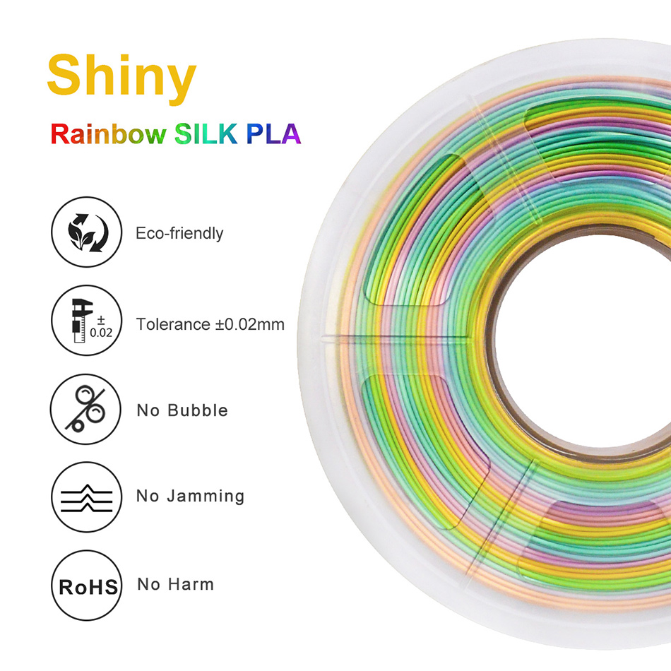 SUNLU SILK PLA 3D filamento 1. - 3D Printing Nylon recensione e prezzo