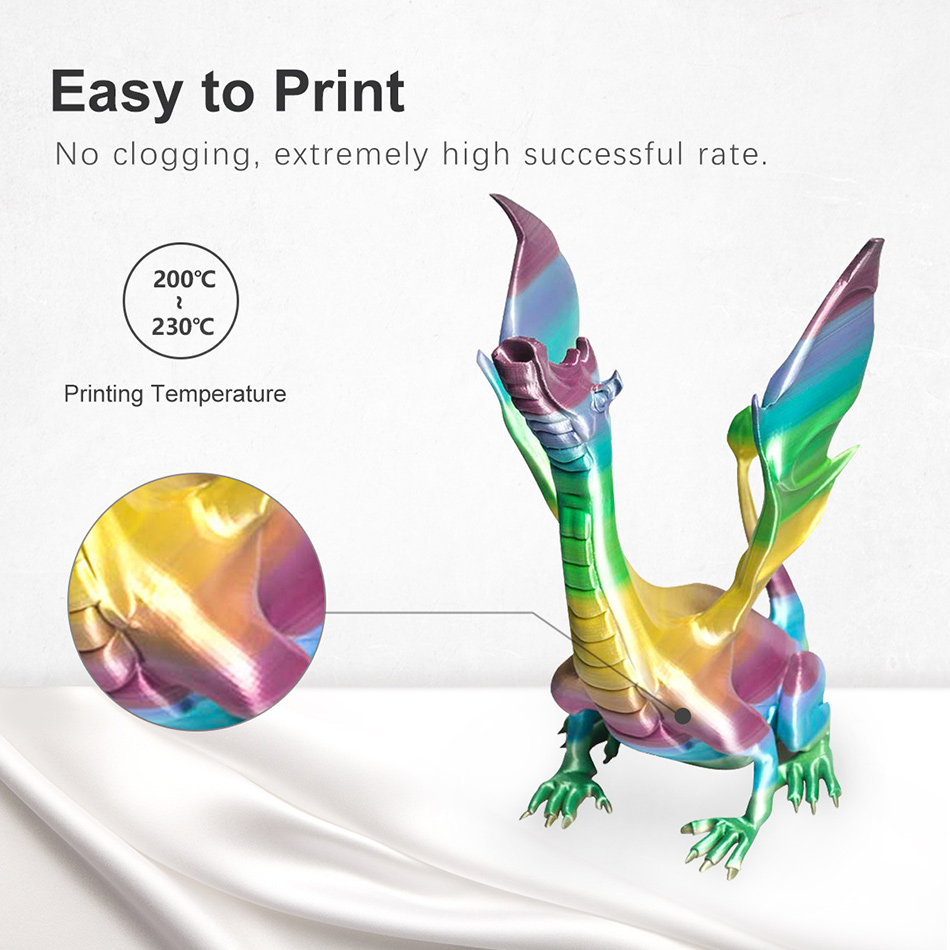 SUNLU SILK PLA 3D filamento 1. - 3D Printing Nylon recensione e prezzo